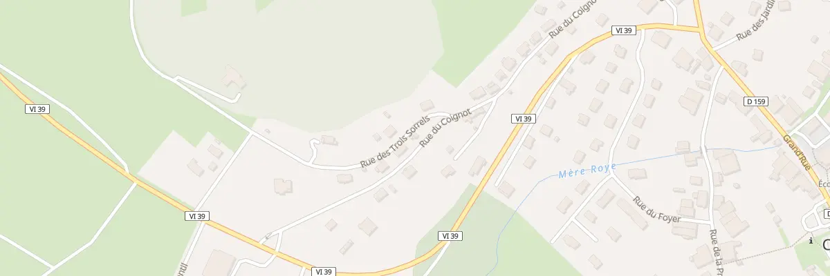 Plan du 1 Rue des Trois Sorrel à Cheniménil