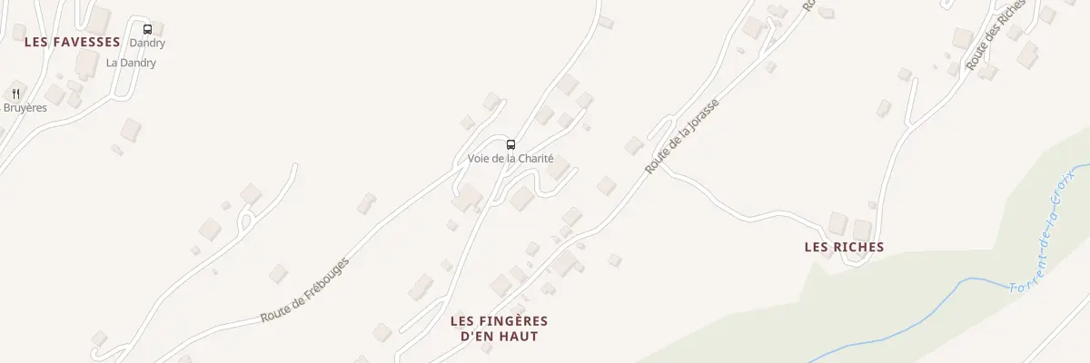 Plan du 220 Rte de Frebouge d’En Haut à Cordon