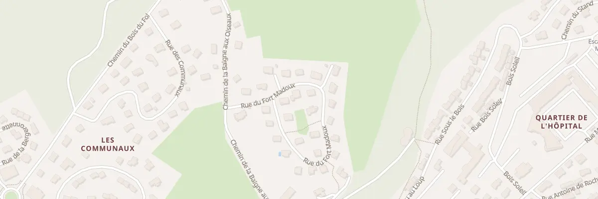 Plan du 15 Rue du Fort Madoux à Morteau