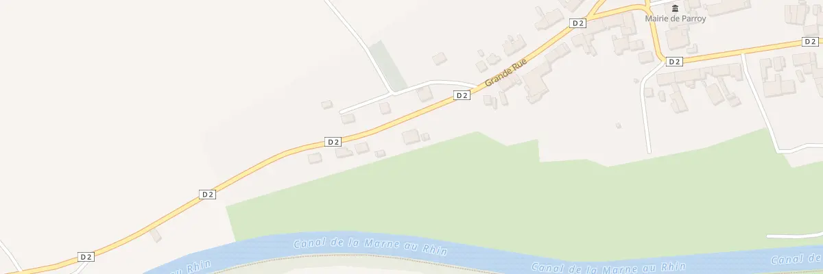 Plan du 42 Grande Rue à Parroy