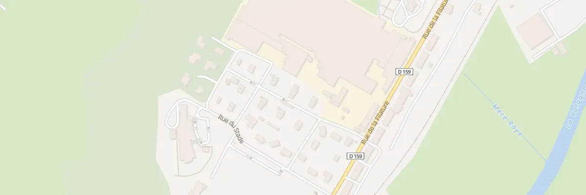 Plan du 8 All du Stade à Cheniménil