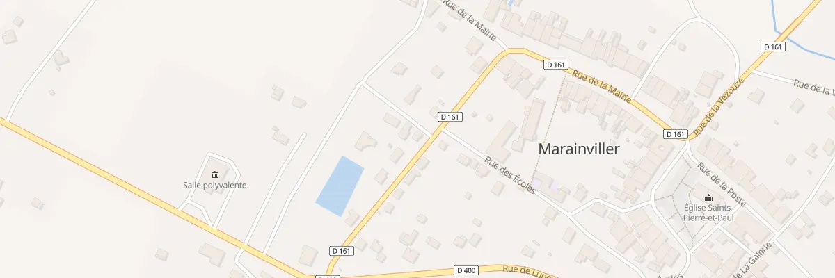Plan du 11 Rue de l’Etang à Marainviller