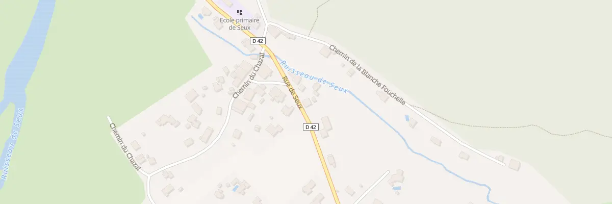 Plan du 152 Rue de Seux à Saint-Étienne-lès-Remiremont