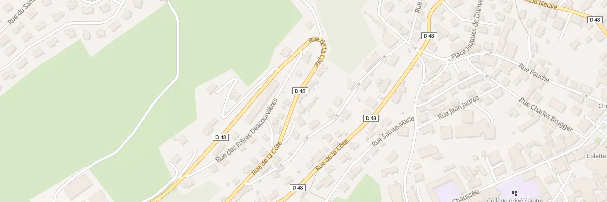 Plan du 56 Rue de la Côte à Morteau