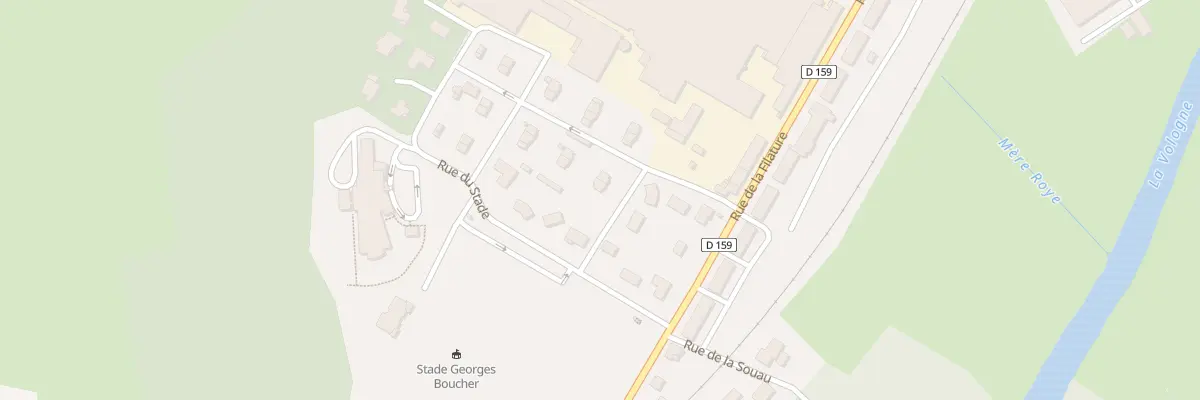 Plan du 3 All du Stade à Cheniménil
