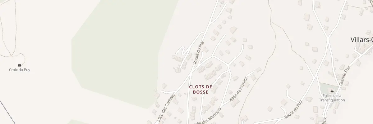 Plan du 5 Pied de Roche à Villars-Colmars