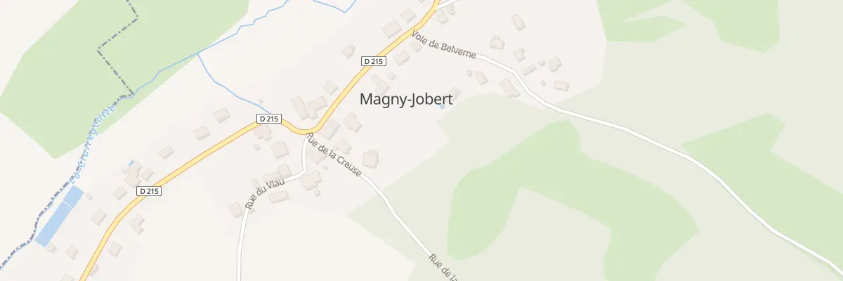 Plan du 5 Rue de la Creuse à Magny-Jobert