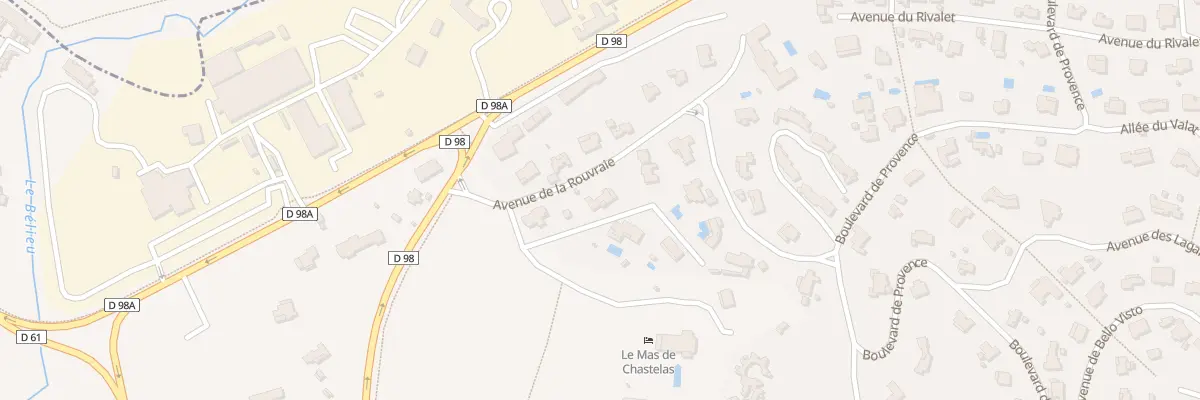 Plan du 4A Av de la Rouvraie à Gassin