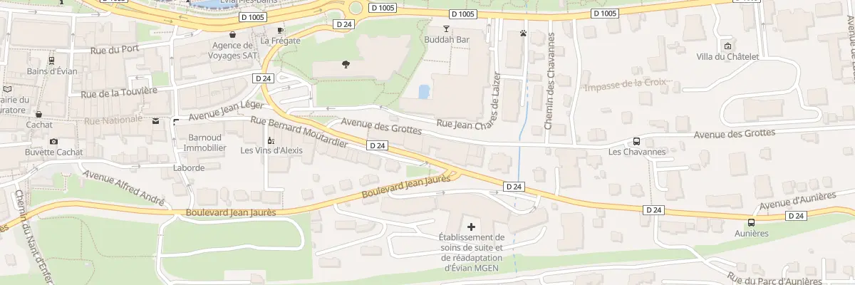 Plan du 5 Av d’Abondance à Évian-les-Bains