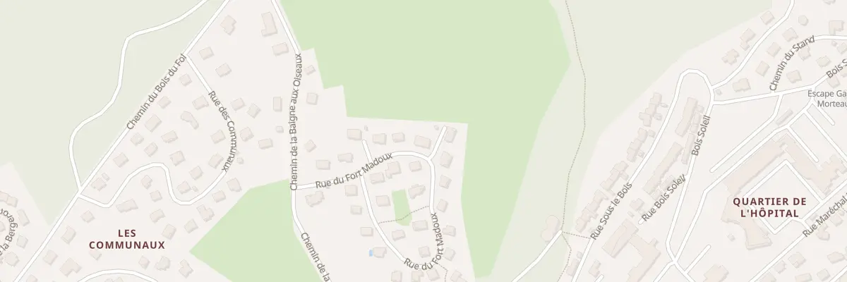 Plan du 30 Rue du Fort Madoux à Morteau