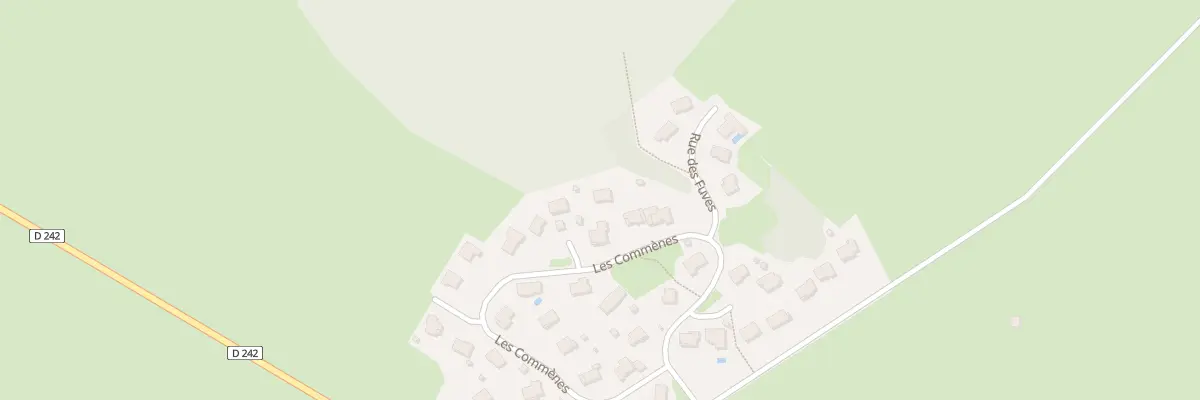 Plan du 20 Les Commènes à Fuans