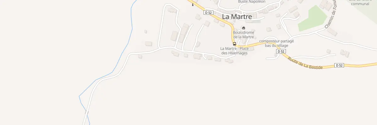 Plan du 5065 Qrt Pragalin à La Martre