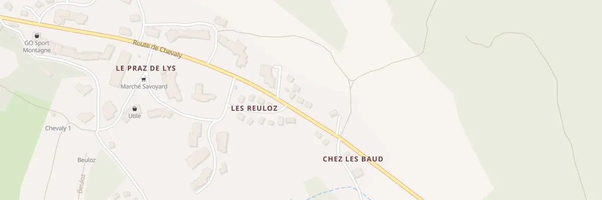 Plan du 750 Rte de Chevaly à Taninges
