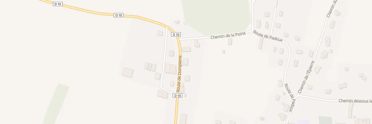 Plan du 34 Rte de Dompierre à Girecourt-sur-Durbion