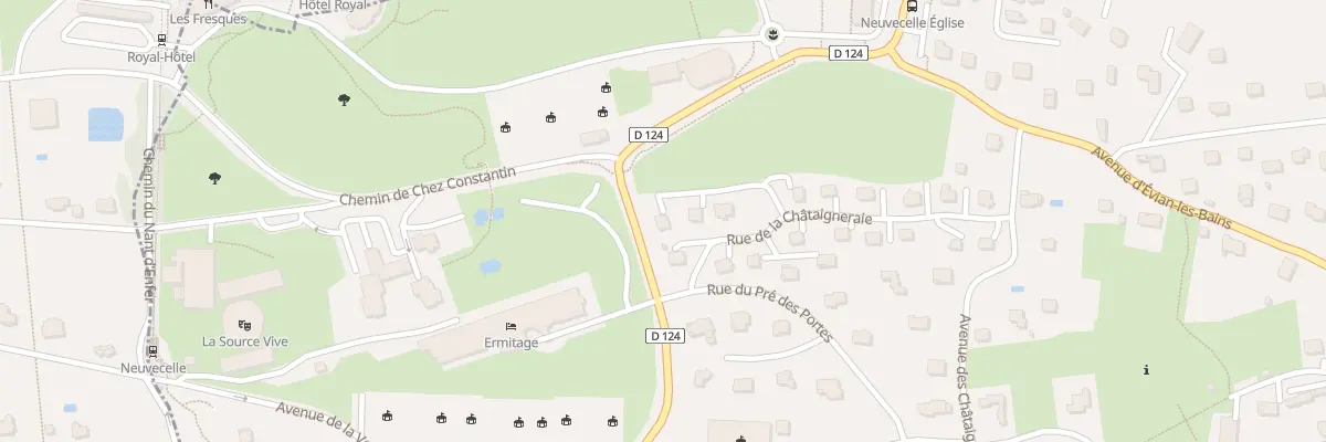 Plan du 160D Rue de la Châtaigneraie à Neuvecelle
