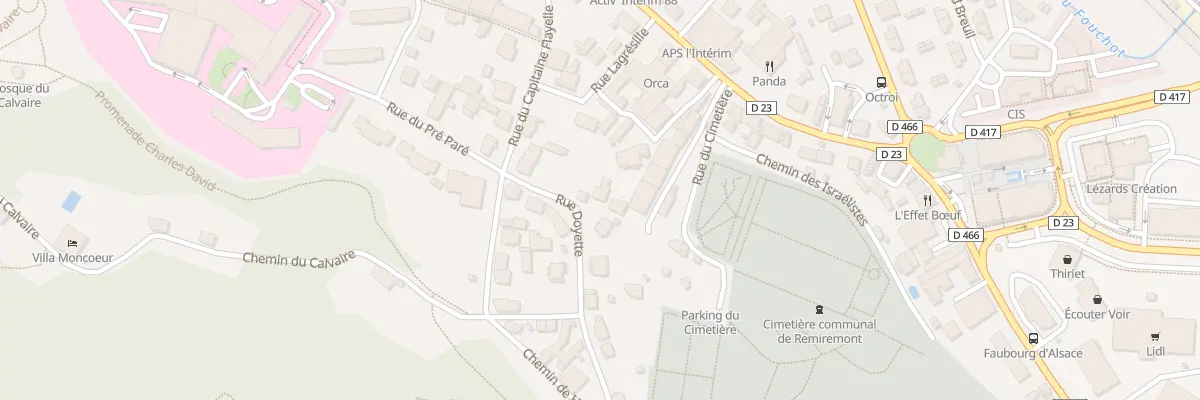 Plan du 3A Rue Doyette à Remiremont