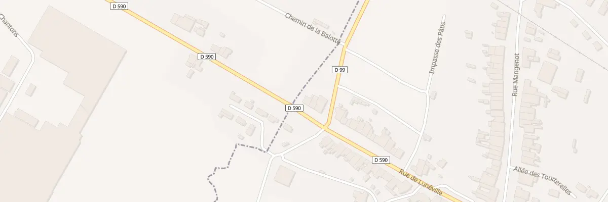 Plan du 30 Rue De Luneville à Saint-Clément
