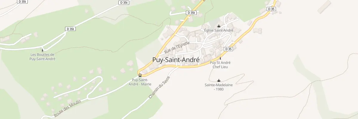 Plan du 5023 Le Chef Lieu à Puy-Saint-André