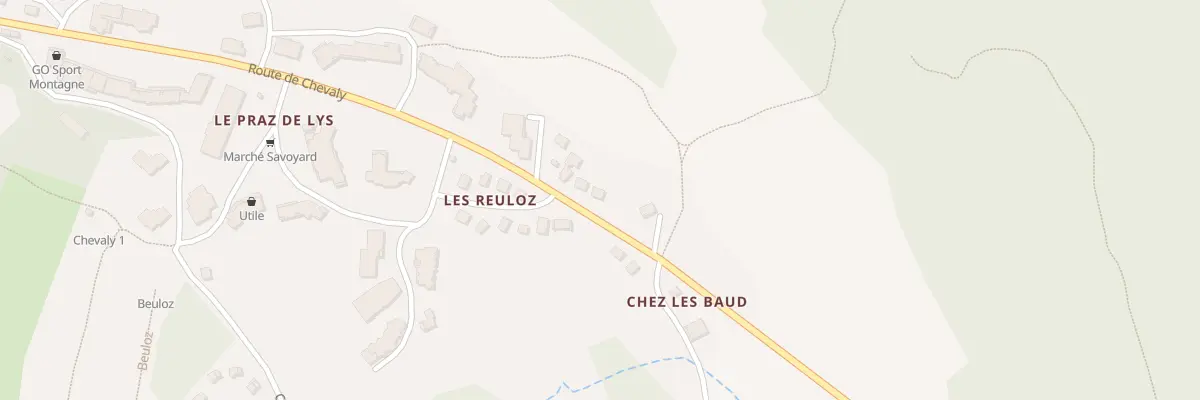 Plan du 730 Rte de Chevaly à Taninges