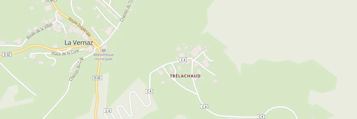 Plan du 570 Rte de Trelachaud à La Vernaz