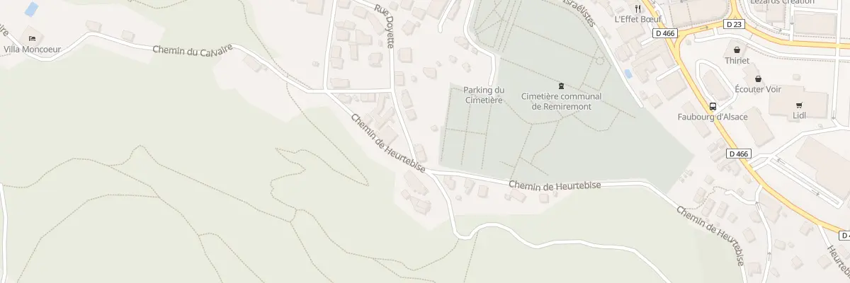 Plan du 21 Rue Doyette à Remiremont