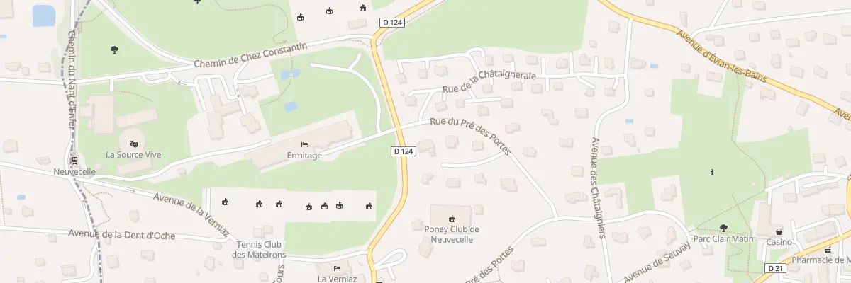 Plan du 40 Rue du Pré des Portes à Neuvecelle