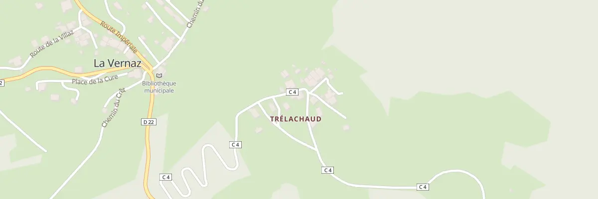 Plan du 517 Rte de Trelachaud à La Vernaz