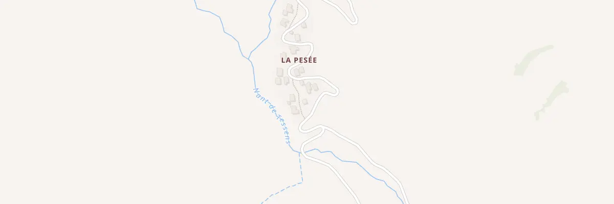 Plan du 8647 La Pesee à Aime-la-Plagne
