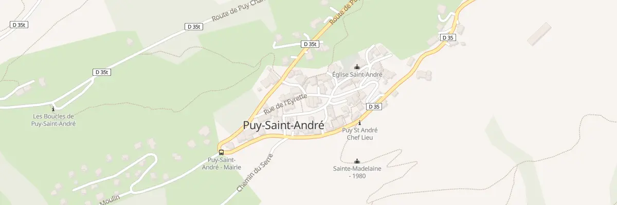 Plan du 88 Rue des Tenailles à Puy-Saint-André