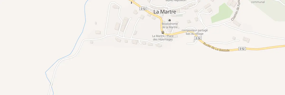 Plan de Qrt Pragalin à La Martre