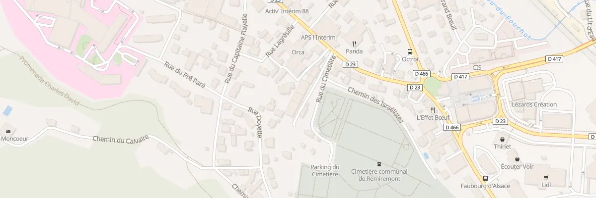 Plan du 10 Imp des Kyriolés à Remiremont