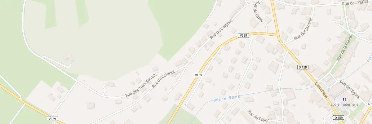 Plan du 24 Rue du Coignot à Cheniménil