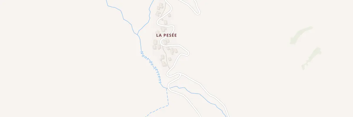 Plan du 5592 La Pesee à Aime-la-Plagne