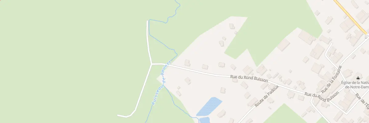 Plan du 22 Rue du Rond Buisson à Bult