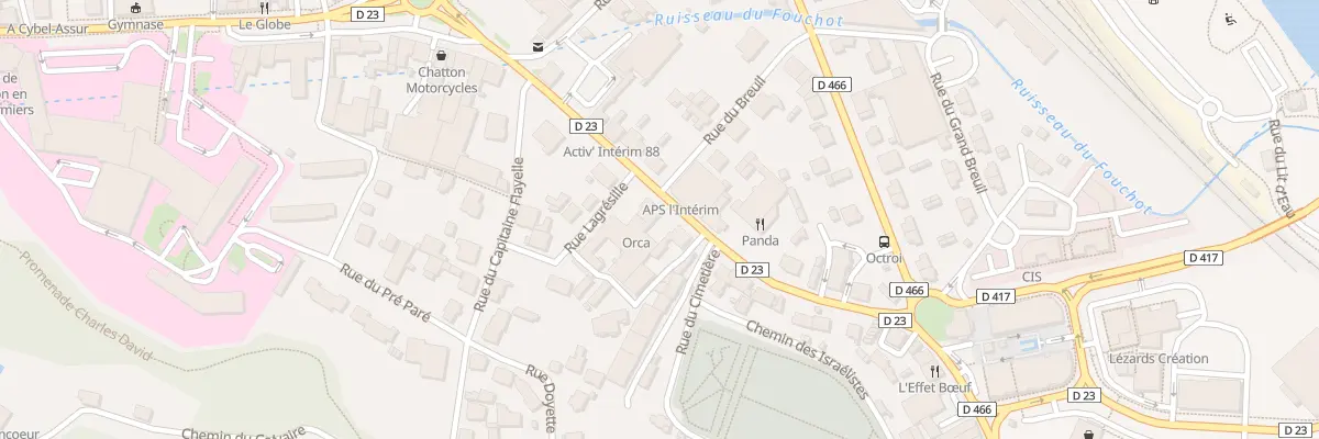 Plan du 10 Rue du Général Leclerc à Remiremont