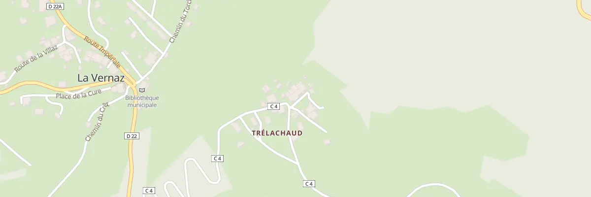 Plan du 5019 Trelachaud à La Vernaz
