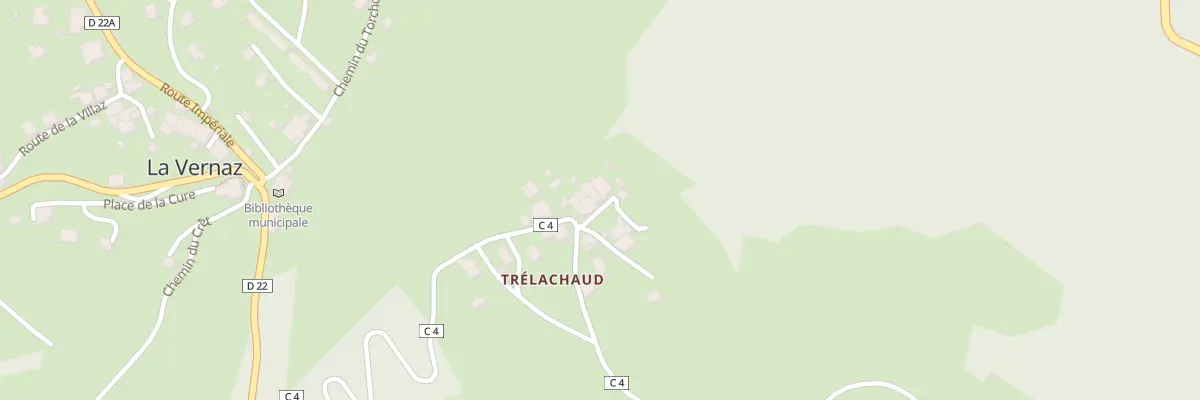 Plan du 5018 Trelachaud à La Vernaz