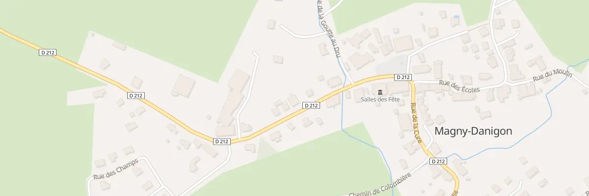 Plan du 6 Rue des Bareys à Magny-Danigon