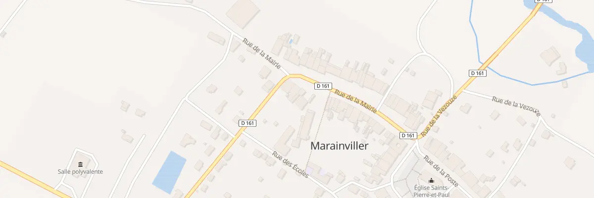 Plan du 30 Rue de la Mairie à Marainviller