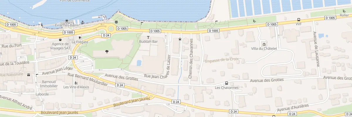 Plan du 49 Quai Paul Leger à Évian-les-Bains