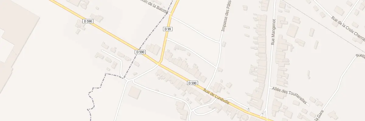 Plan du 16 Rue De Luneville à Saint-Clément