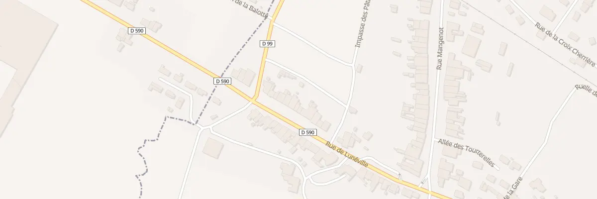 Plan du 12 Rue De Luneville à Saint-Clément