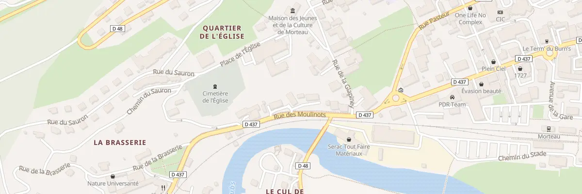 Plan du 8 Rue des Moulinots à Morteau