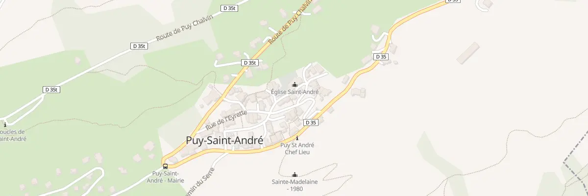 Plan du 5009 Le Chef Lieu à Puy-Saint-André