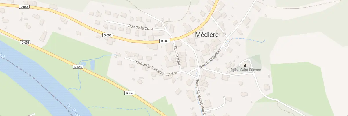Plan du 8 Rue Grasse à Médière