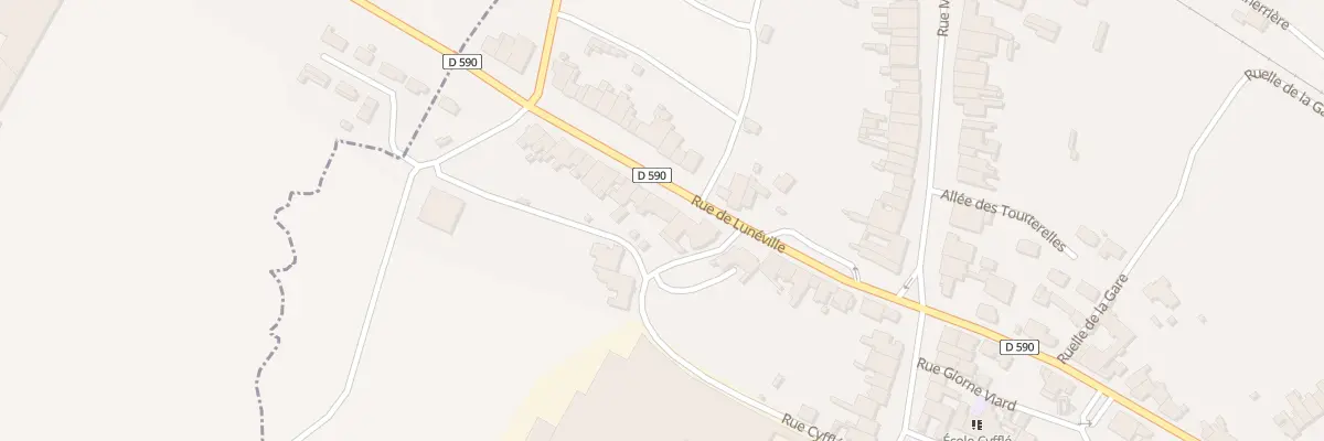 Plan du 21 Rue De Luneville à Saint-Clément