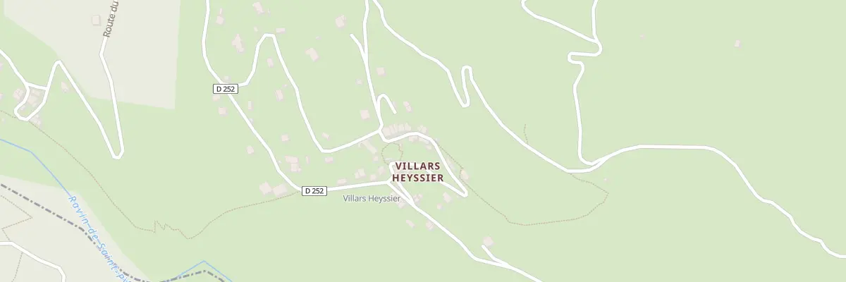 Plan du 5090 Villars Heyssier à Beauvezer