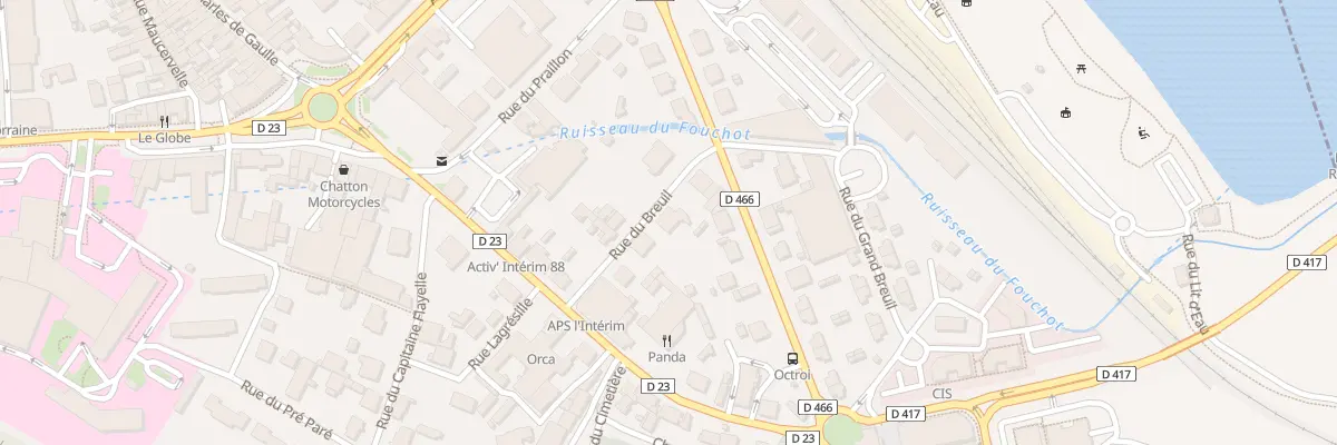 Plan du 8 Rue du Breuil à Remiremont