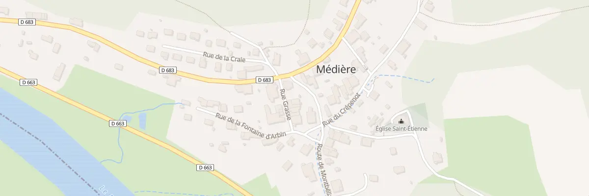 Plan du 3 Rue Grasse à Médière