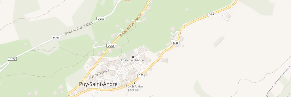 Plan du 5006 Le Chef Lieu à Puy-Saint-André